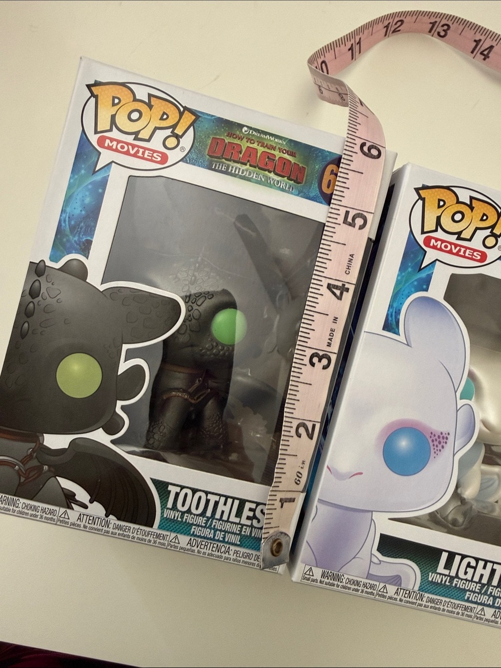 Funko POP! Movies Toothless 686 & Light Fury 687 HTTYD:The Hidden World Figures - Picture 15 of 15